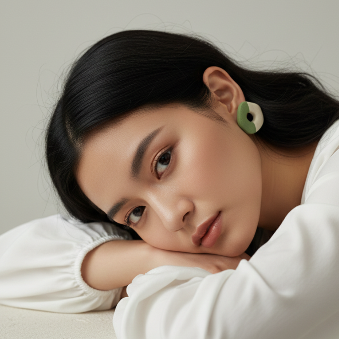 Amal Duotono Verde | Beige