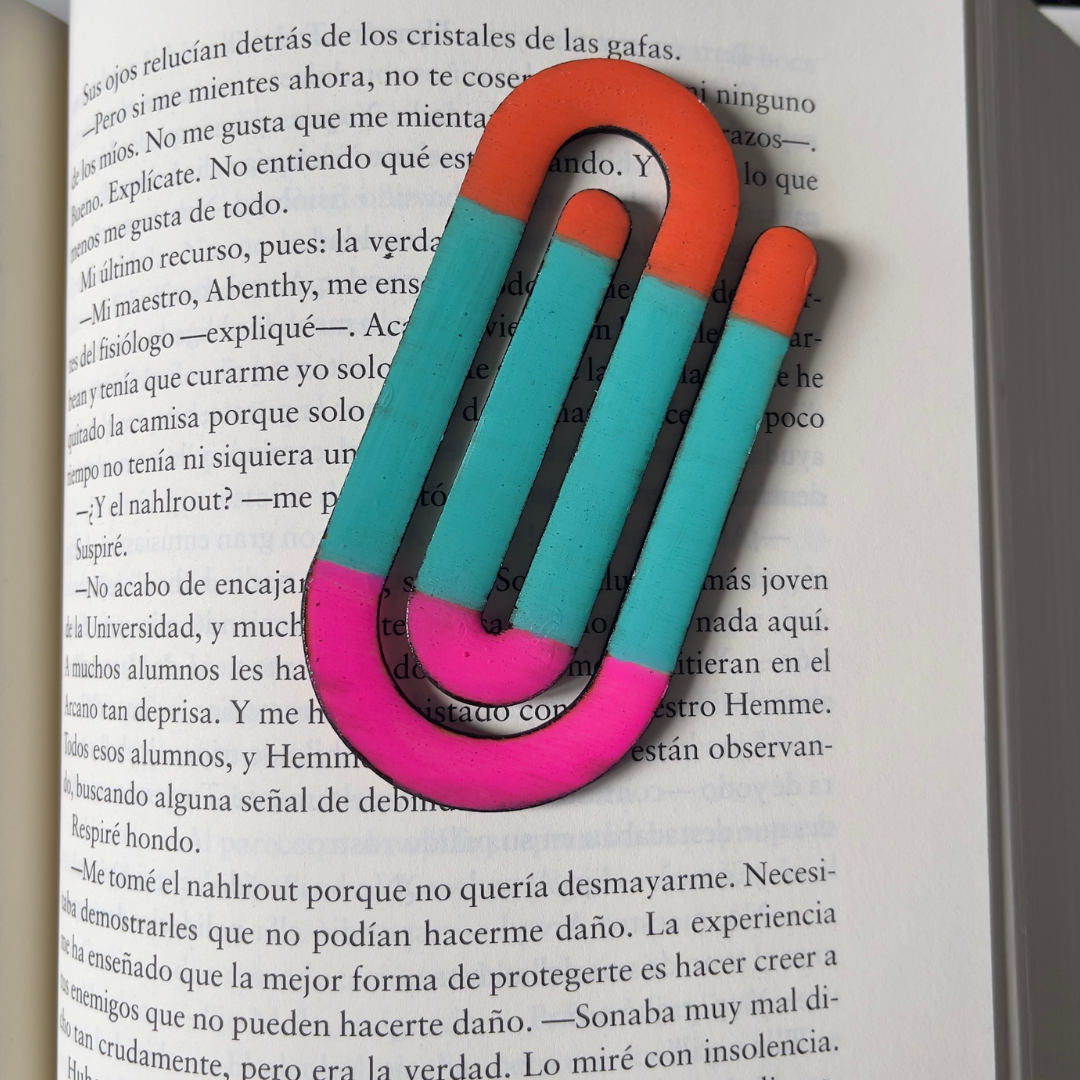 Marcapáginas Clip Madera