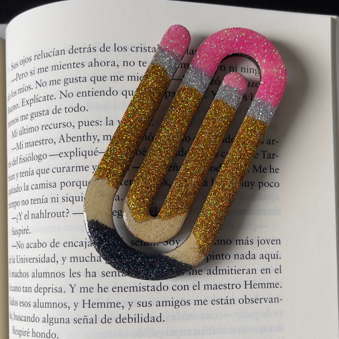 Marcapáginas Clip Madera